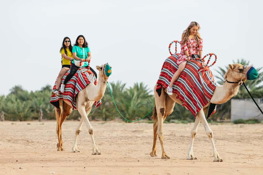 Dubai: Sunrise Balloon Flight with Camel Ride & Breakfast - From central Dubai to the desert: how this morning really starts