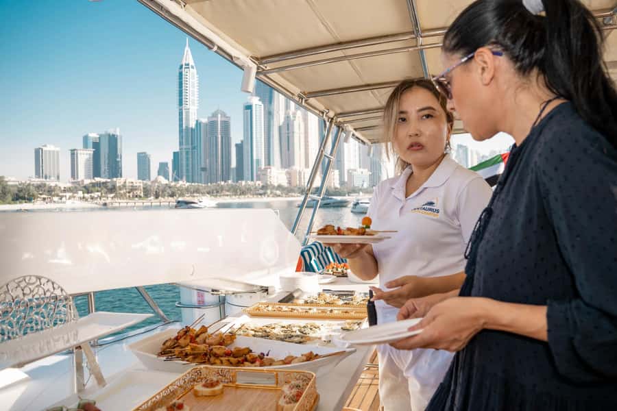 Dubai: Sunset & Night Cruise with Bites and Drinks - Dubai Marina to JBR: The Part That Feels Like a Movie