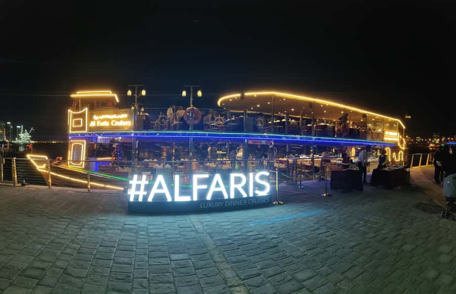 Dubai: Water Canal Cruise and La Perle Show with Dinner - Sheikh Zayed Bridge: The Sensor-Operated Waterfall Moment