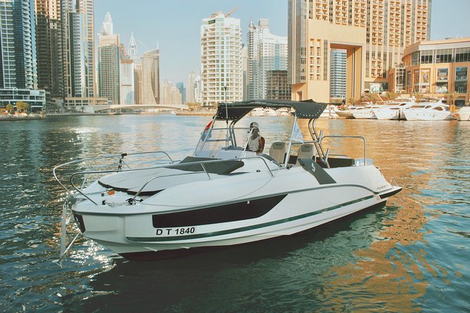 Dubai Yacht Sea escape Cruise, Swim, Tan & Sightsee! - Dubai From a Mini Yacht: What You Really Get in Two Hours