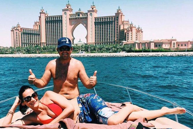 Dubai Yacht Sea escape Cruise, Swim, Tan & Sightsee! - The Cruise Path Around Dubai Marina and JBR Views