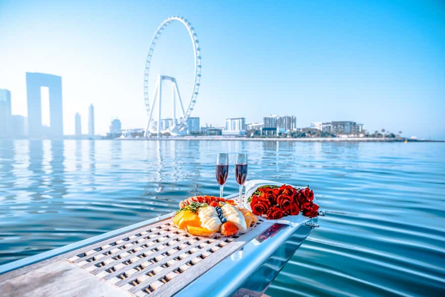 Dubai Yacht Tour - Boat Trip upto 12 guests Private event - Value and price: why $157 per group can be a smart move
