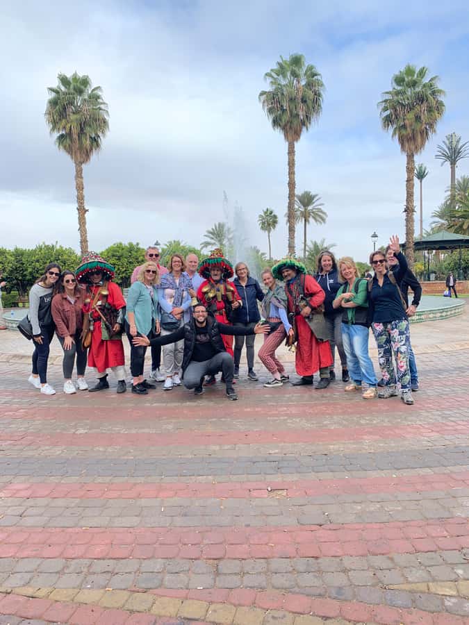 Dutch Bike Tour in Marrakech with Local Guide - Jemaa el Fnaa: seeing the square up close