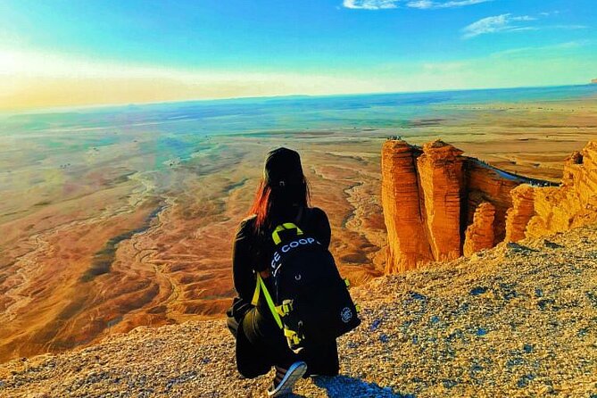 Edge of The World Riyadh with Camel Ride ,Bat Cave Visit & Dinner - Camel ride in Riyadh desert: photos, guiding, and the timing reality