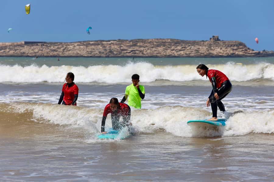 Essaouira: Surf Lessons - OlaSurf Essaouira Basics: 2 Hours, Small Groups, One Instructor for Four