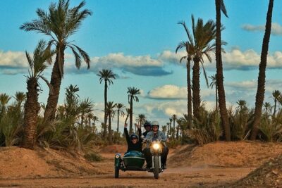Essential Ride by sidecar (Marrakech off the beaten path) 1h30 - Gueliz: Art Deco Streets and a Clearer View of Modern Marrakech