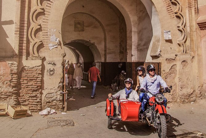 Essential Ride by sidecar (Marrakech off the beaten path) 1h30 - Gear, Safety, and Comfort in Real Marrakech Weather