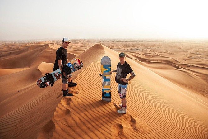 Evening Desert Adventure: Quad Biking, Sandboarding & Camel Ride - Getting to the desert: pickup that sets the tone