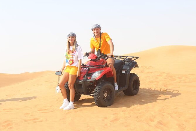 Extreme Quad Driving Adventure Tour - What the 4 hours feel like: pickup, desert drives, and action stops