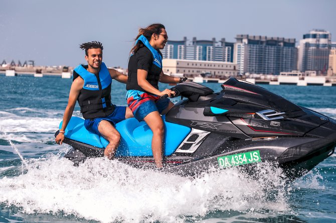 Fastest Jet Ski with Dubai Skyline, Burj Al Arab Views and Juice - What’s included in the $96 price, and where value shows up