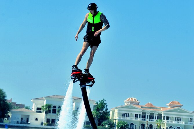 Flyboard Activity in Dubai - Safety and Gear: Helmet and Lifejacket Are Included