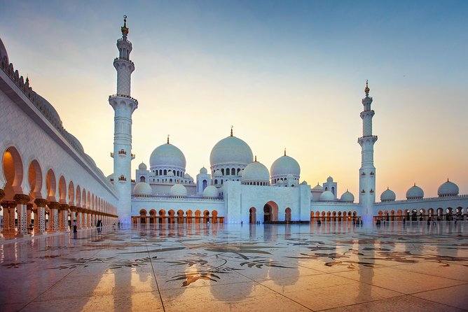 From Abu Dhabi: Sheikh Zayed Mosque, Royal Palace & Etihad Tower - A half-day Abu Dhabi hit list: mosque, skyline, and palace