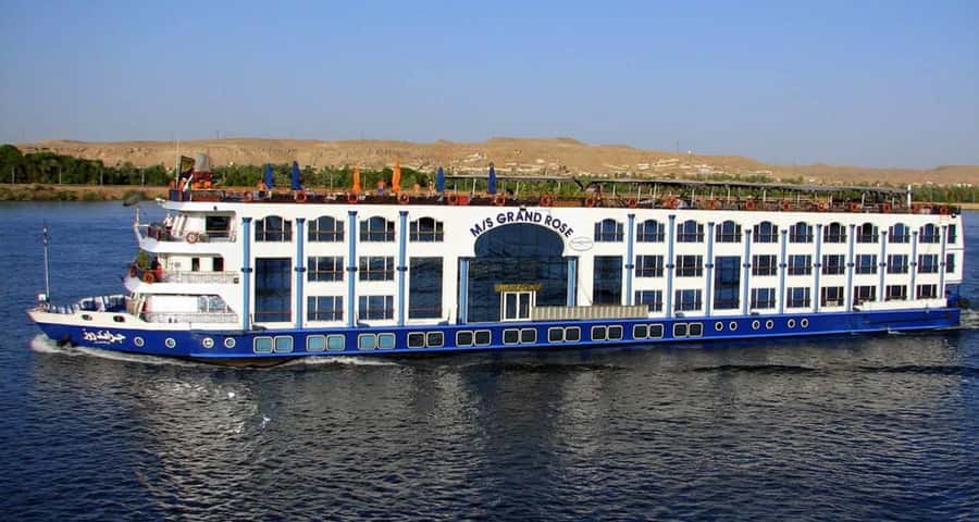 From Aswan:4 Days Nile Cruise Luxor Abu Simbel & Air Balloon - Day 1 in Aswan: High Dam + Philae Temple on Agilkia Island