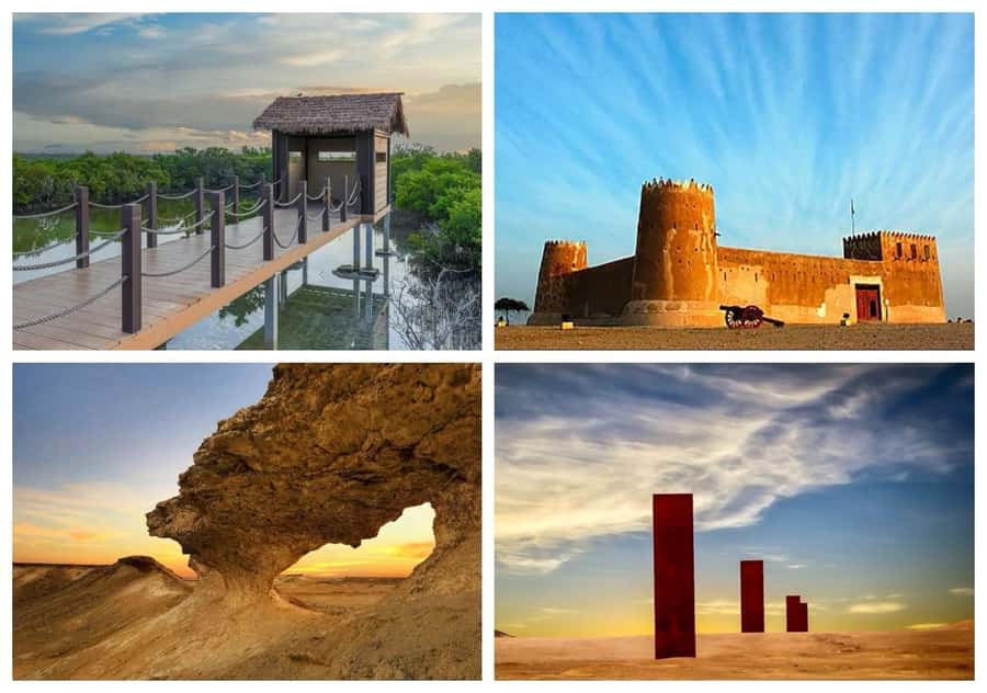 From Doha: Day Trip to North And West Qatar With Pickup - Purple Island and Al Thakira Mangroves: A Photo Stop With Real Atmosphere