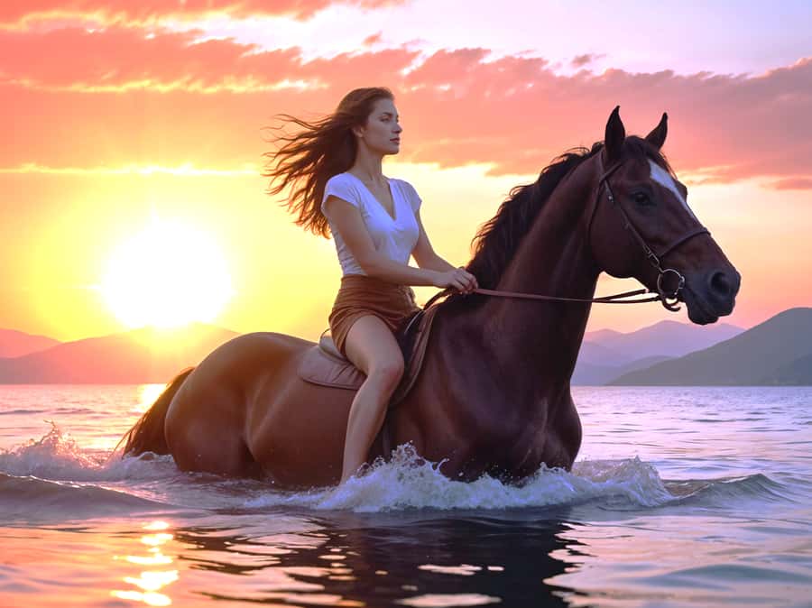 From Hurghada: Makadi Bay Horse Riding Tour - The Horse Ride Itself: Calm Control, Photo Stops, and Real Guidance