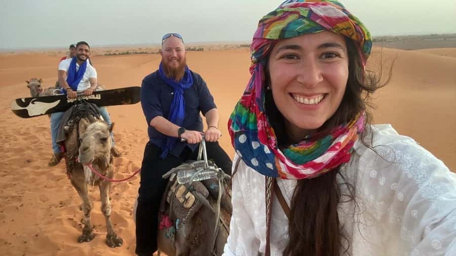 From Marrakech: 2 Days Desert trip back to Fes or Marrakech - Day 1: Crossing the High Atlas, Rose Valley, and Arriving at Erg-Chebbi