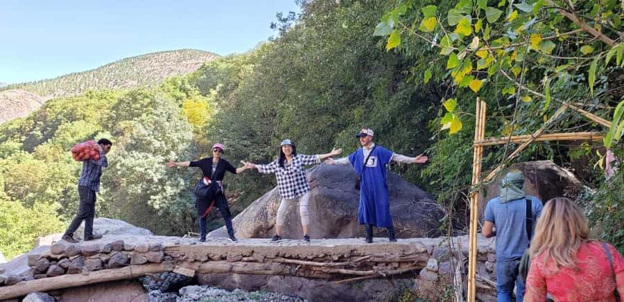 From Marrakech: Atlas Mountains and Three Valleys Day Trip - A short Atlas hike to waterfalls: where the day turns physical