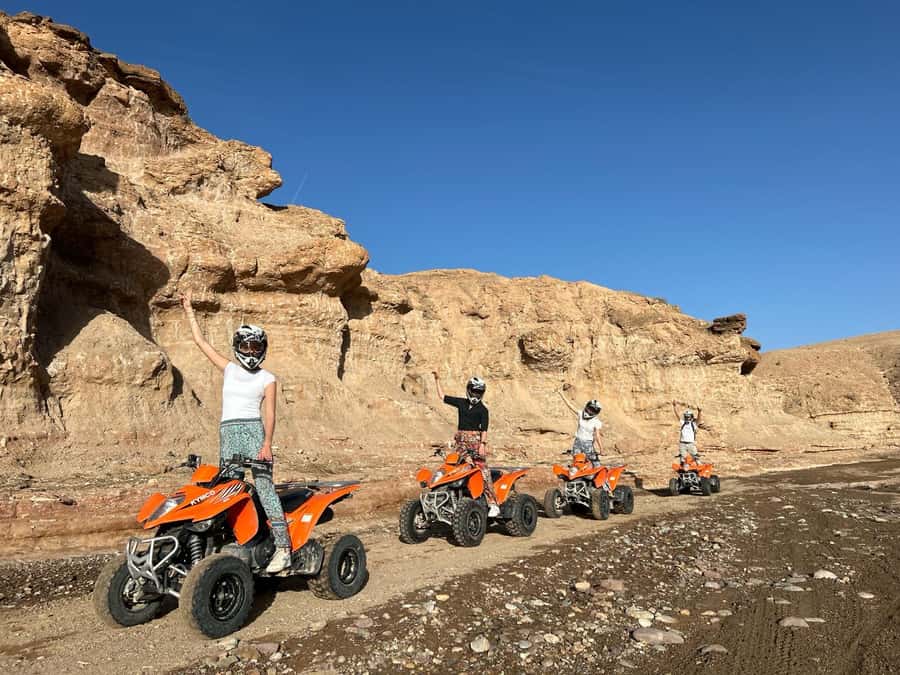 From Marrakech: ATV Quad Bike Tour in Agafay Desert - The mint tea stop in a real Berber village