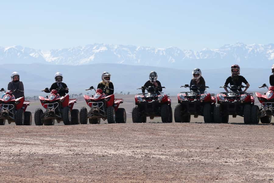 From Marrakech: Guided Quad Biking Tour in Agafay Desert - Mint Tea, Crêpes, and the Berber Hospitality Moment
