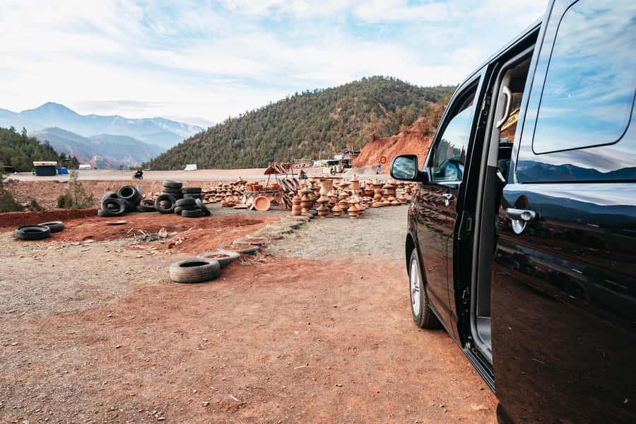 From Marrakech: High Atlas Mountains and 5 Valleys Day Trip - Asni and the fruit hills: when snow shows up, the timing feels magical