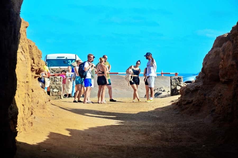 From Sal Island: Blu eye, Salt lake, Lemon Sharks & Palmeira - Buracona and the Blue Eye: what the blue water really means