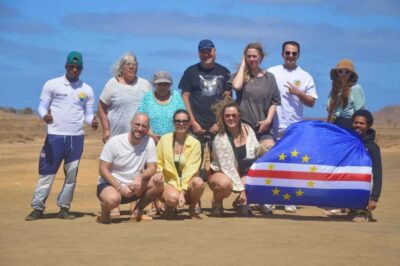 From Sal Island: Blue Eye, Salt Lake, Lemon Sharks, Palmeira - Pickup and the 9:00 AM-start reality (Santa Maria to around 5:00 PM)