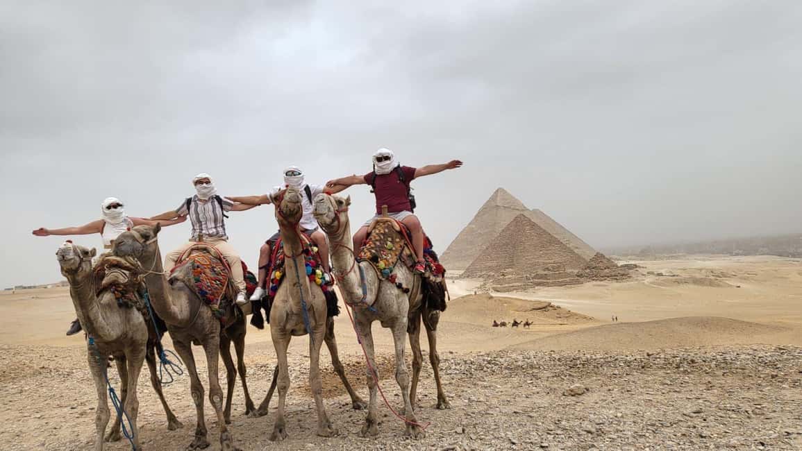 From Sharm El-Sheikh: Cairo's Pyramids: Full-Day By Flight - Giza Plateau: Pyramids, Sphinx, and Valley Temple (the morning core)