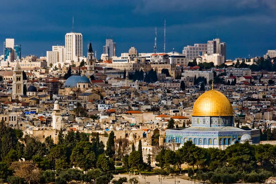 From Tel Aviv: Jerusalem Old & New City Bus Tour - Old City walking route: Jewish and Armenian Quarters, Cardo, and the Kotel