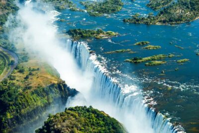 From Victoria Falls: Livingstone Island Tour & Devils Pool - The Zambia border brief at Royal Livingstone Hotel (what happens and why)