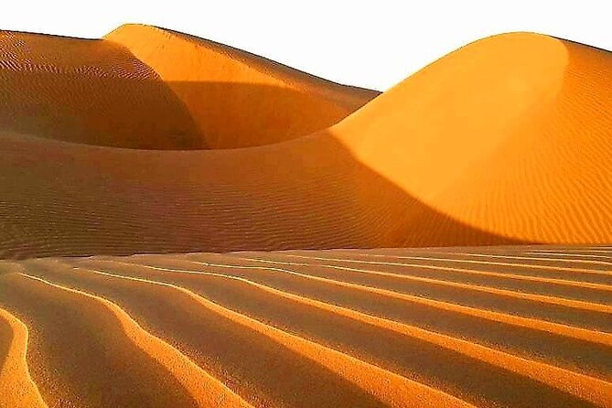 Full-Day Private Wahiba Sands Desert and Wadi Bani Khalid Tour - Wahiba Sands in an air-conditioned 4WD: off-road fun without the stress