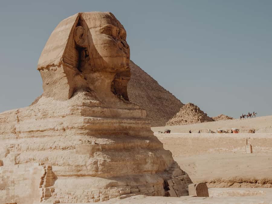 Giza: Pyramid, Memphis, Sakkara W/Opt Dahshur & Felucca Tour - Giza Plateau: Pyramids and Sphinx With Real-Time Pace Control