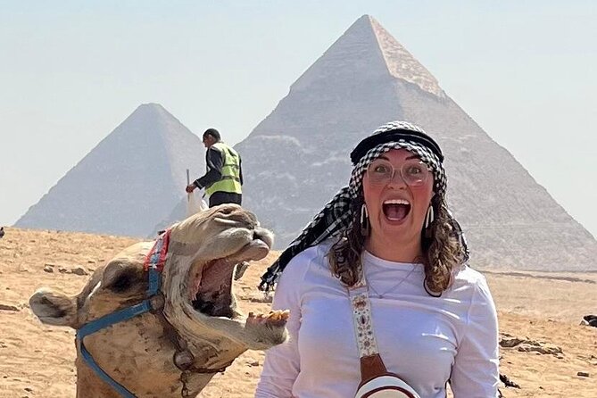 Giza pyramids all inclusive lunch, fees,camel&inside 3rd pyramid - Panorama Photo Time, Desert Views, and a 30-Minute Camel Ride