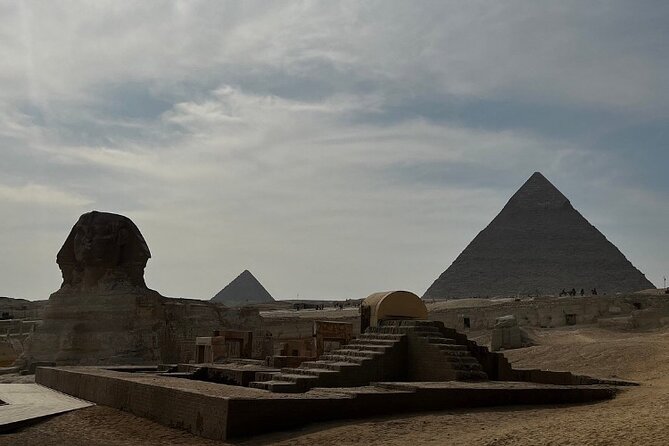 Giza Pyramids,Sphinx,Camel Ride,ATV Bike,Shopping, Dinner cruise - Great Sphinx: Half Lion, Half Human, and Still Mysterious