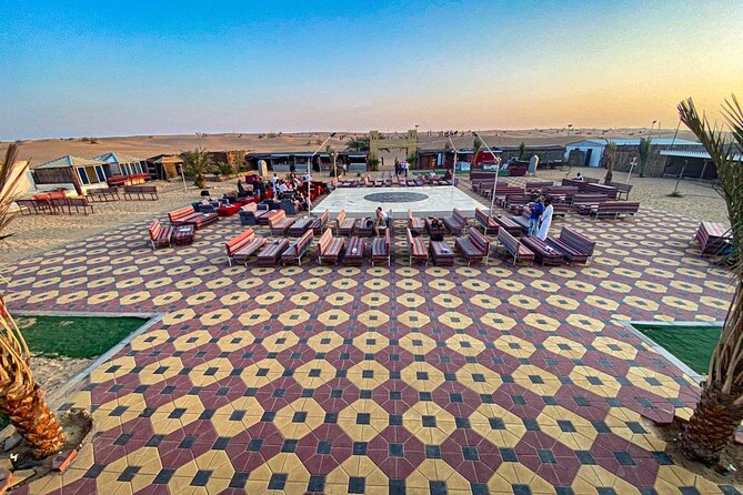 Guided Desert Safari with Dinner and Quad Biking in Dubai - Bedouin Camp Evening: Coffee, Henna, Shisha Corner, and Stage Shows