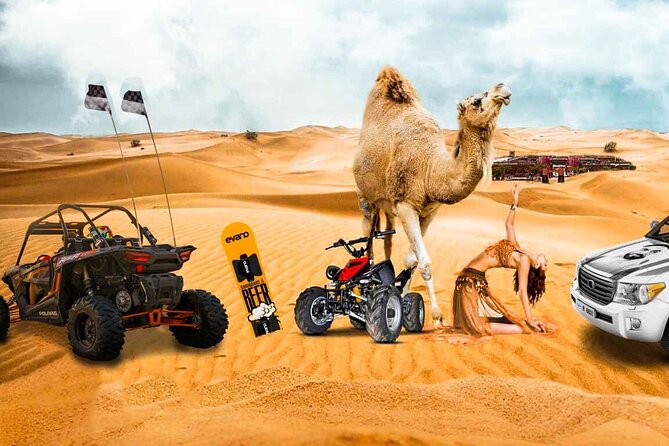 Half Day Desert Safari || Sand Boarding || Camel Ride || Inland Sea Visit || - Key highlights you’ll feel immediately