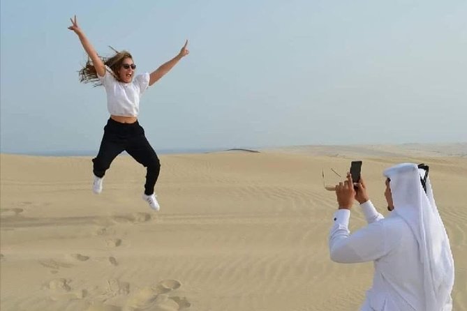 Half Day Desert Safari || Sand Boarding || Camel Ride || Inland Sea Visit || - Quick facts: pickup, timing, and what your $60 buys