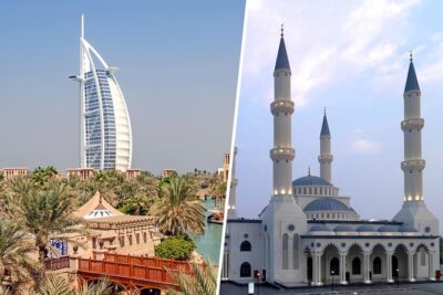 Half-Day Dubai City Tour with Blue Mosque, Creek, Souks & Abra - Burj Al Arab photo stop: quick views, big wow factor