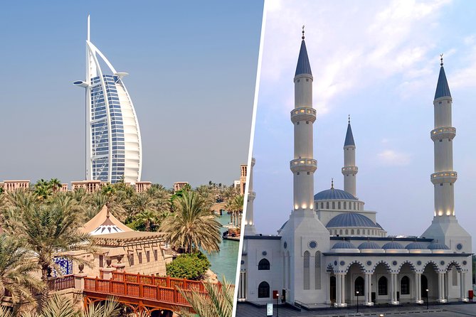 Half-Day Dubai City Tour with Blue Mosque, Creek, Souks & Abra - Burj Al Arab photo stop: quick views, big wow factor