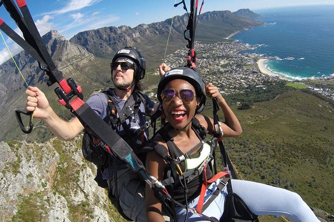 Hi5 Tandem Paragliding Cape Town - Signal Hill takeoff: parking, setup, and big coastline views
