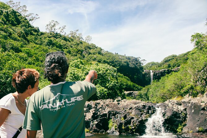 Hiking Sept Cascades (Tamarind Falls) - Half Day - The Trail Through Forest and Dark Volcanic Rock