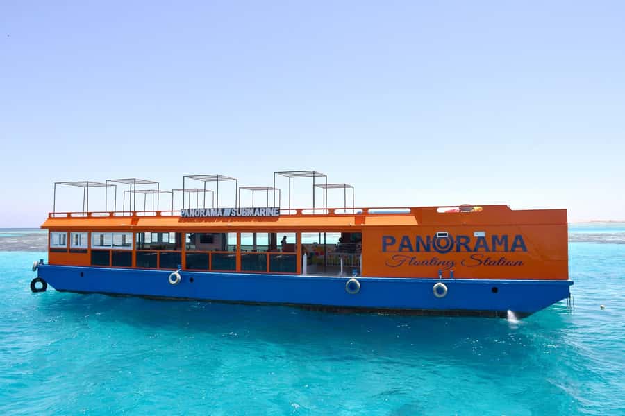 Hurghada: Panoramic Semi-Submarine Cruise with Snorkeling - The add-ons: photos on board and the station café