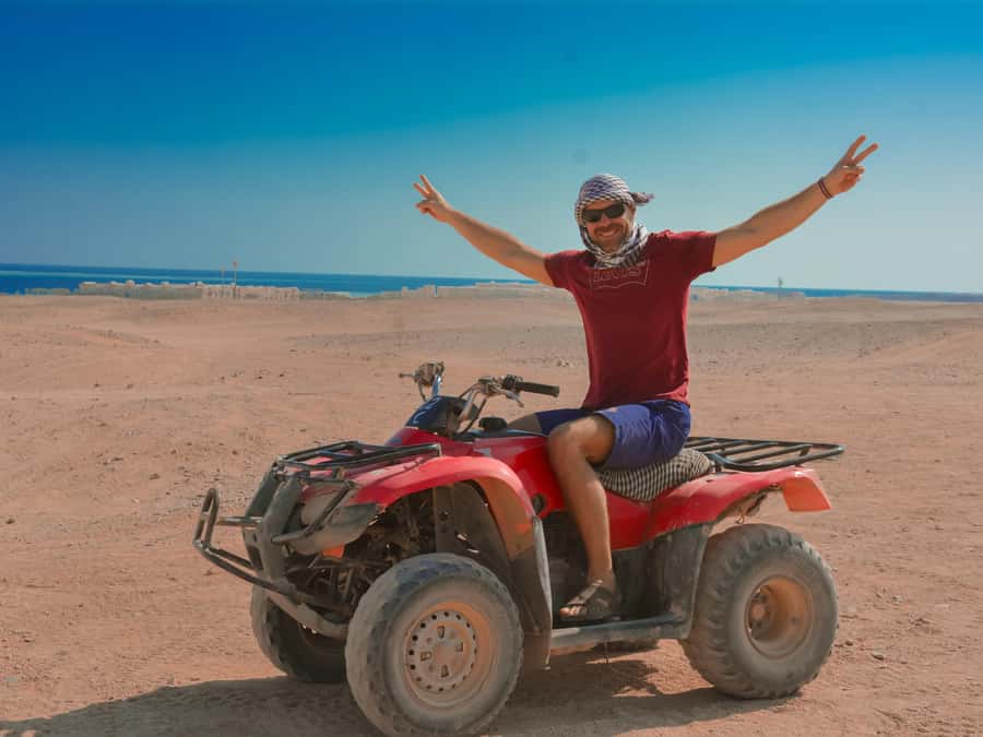 Hurghada: Quad Bike, Camel, Show, Dinner, & Stargazing Trip - The Two-Hour Desert Quad Ride: What You Actually Do Out There