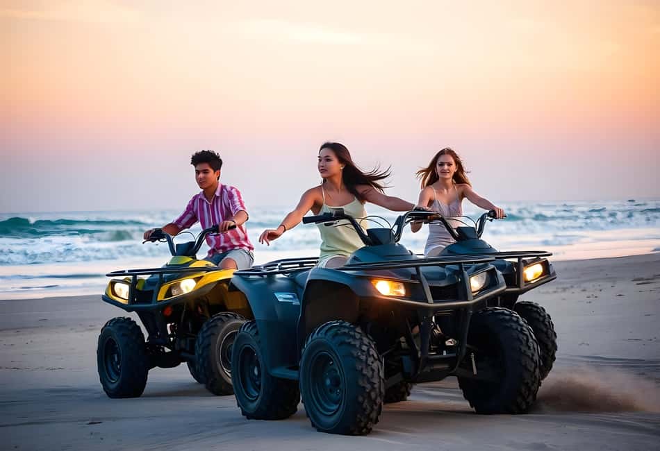 Hurghada: Sea and Mountains Quad or Buggy Family Tour - Entering The Desert: Pickup, Safety Briefing, and What to Bring