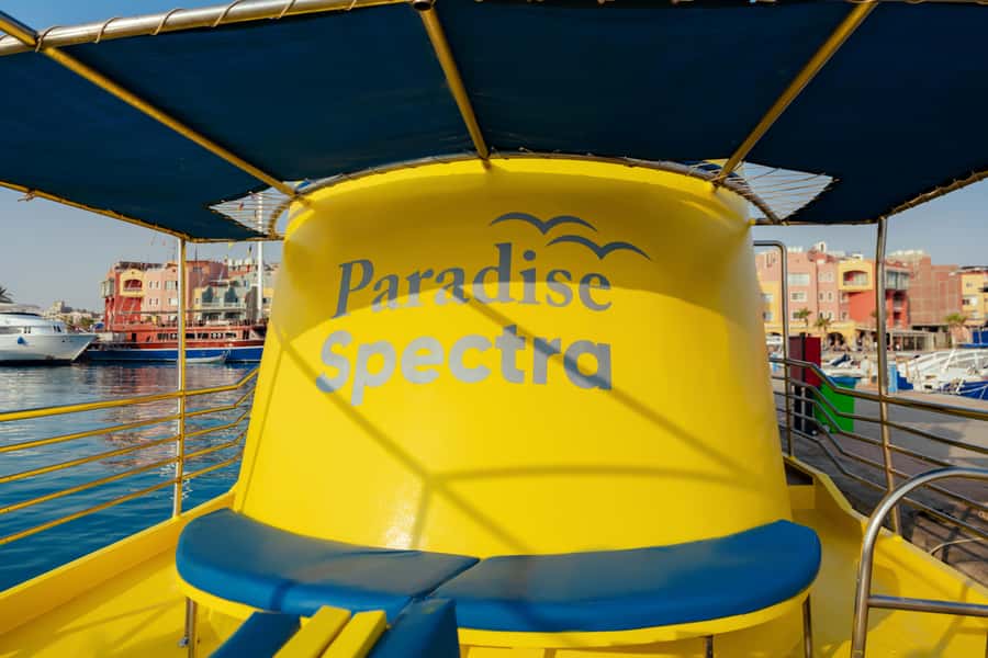 Hurghada: Semi-Submarine Boat Tour w/ Snorkeling & Transfer - The sundeck reset: drinks, scenery, and cooling off
