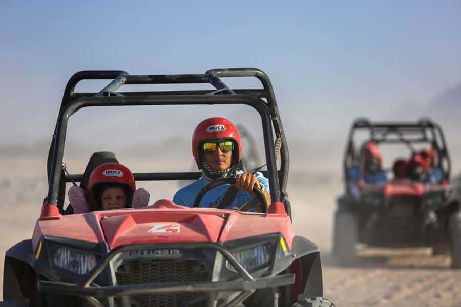 Hurghada: Sunset Desert Safari by Dune Buggy - Hotel Pickup, Desert Roads, and Village Passing