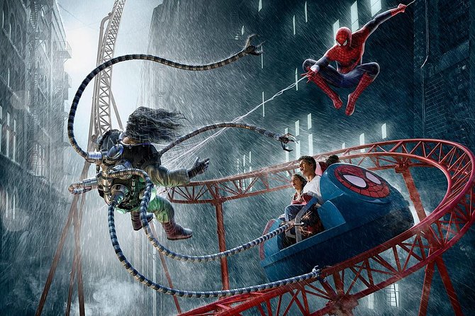 IMG Worlds of Adventure Ticket with Optional Fast Track Upgrade - Marvel Zone: Big Coasters and Superhero Energy