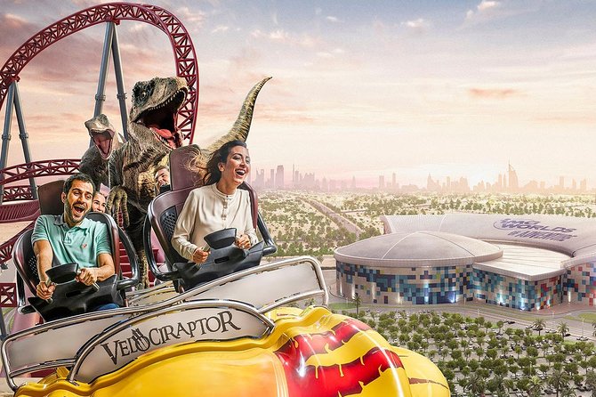 IMG Worlds of Adventure Ticket with Optional Fast Track Upgrade - Lost Valley – Dinosaur Adventure: Thrills With a Theme