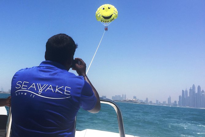 Jumeirah Beach Parasailing Experience in Dubai - How high you go: up to 500 feet, but winds decide