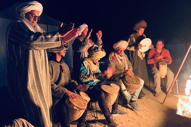 Luxury 2-Days Desert Trip from Fes to.:( fes or marakech) - Dinner, camp atmosphere, and the night-sky moment people chase
