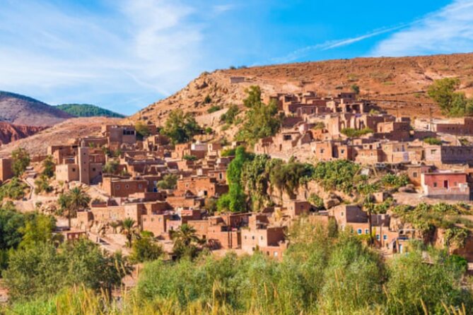 Marrakech: 1 Day Tour-Best of the Atlas Mountains &Three Valleys - Tahnaout and Azro: UNESCO photo stop plus a Berber breakfast